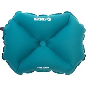 Klymit Pillow X Travel Pillow, Lightweight Inflatable Hybrid Airplane, Backpacking, Hammock, and Camping Pillow