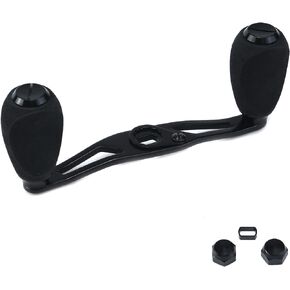 Mewutal Fishing Reel Handle Fishing Baitcasting Reel Replacement Parts, with EVA Knob and Nut