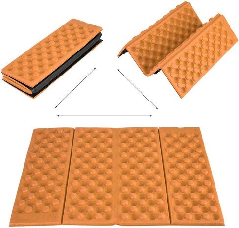 Camping Mats Folding Foam Mats Waterproof Sitting Carpet Seat Cushion for Outdoor Camping Picnic Park(Blue+Black) in Kuwait