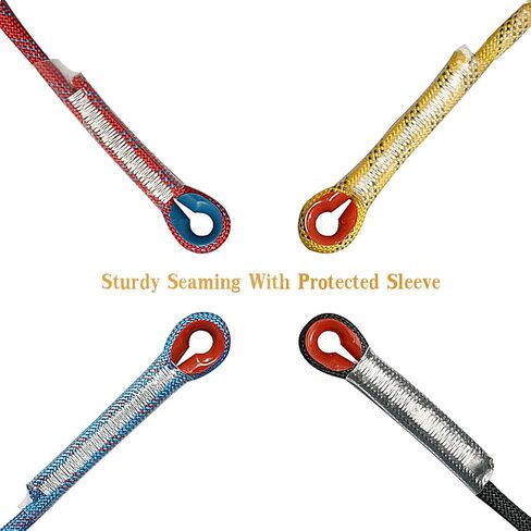 Aoneky Outdoor 10mm Static Utility Rope, Heavy Duty Polyester Rope for Pulling, Rigging, Tree Work & Hunting, Gym Fitness, 2000LB Tensile Strength in Kuwait