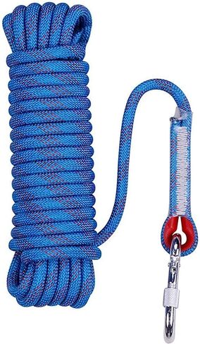 Aoneky Outdoor 10mm Static Utility Rope, Heavy Duty Polyester Rope for Pulling, Rigging, Tree Work & Hunting, Gym Fitness, 2000LB Tensile Strength in Kuwait