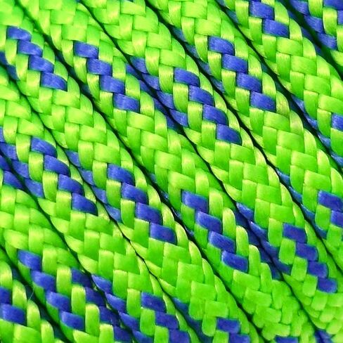 GM CLIMBING جديلة مزدوجة 3 مم (1/8 بوصة) سلك ملحق قوي بقوة 400 رطل للأنشطة الخارجية خيمة قماش القنب أرجوحة غيلاين تزوير الصيد حقيبة الظهر البقاء على قيد الحياة in Kuwait