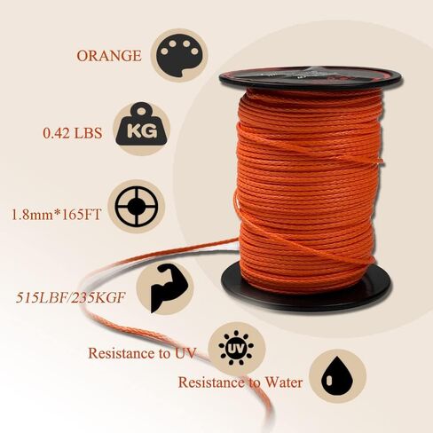 Throw Line 1.8mm 100% UHMWPE Easter Rope for Arborists, Best for Tree Climbing, High Limb Throwing, Outdoor General Purpose in Saudi Arabia