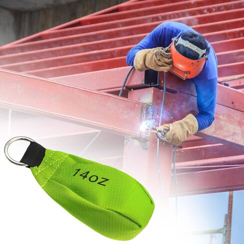 Oudain 4 Pieces Throw Weight Bags Bulk Arborist Climbing Rope Bags 14 oz / 400g Durable Multi-layer Outdoor Throw Bag Professional Multi Bag for Tree Rock Spelunking(Green) in Kuwait