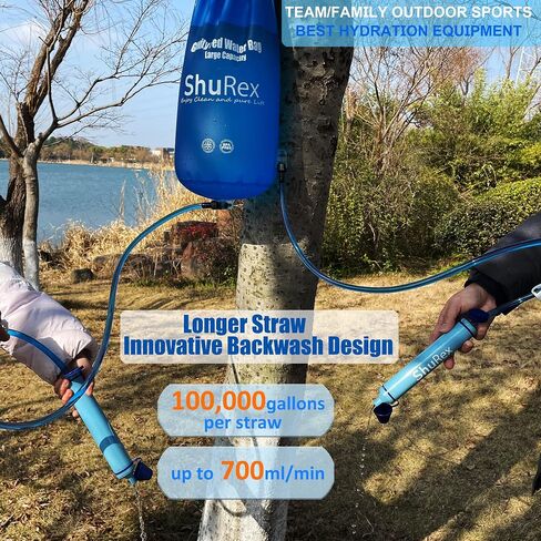 3L Gravity Fed Water Filtration System with Adjustable Tree Strap in Saudi Arabia