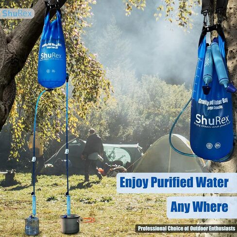 3L Gravity Fed Water Filtration System with Adjustable Tree Strap in Saudi Arabia