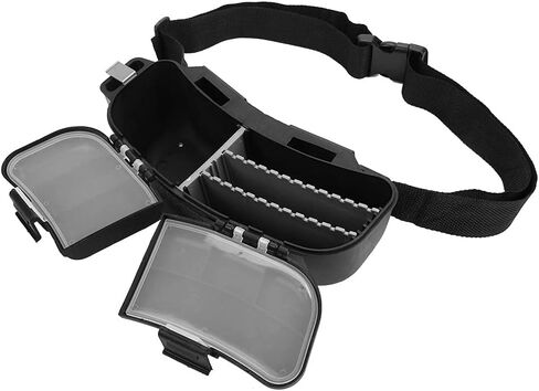 Dilwe Fishing Box, Portable Fishing Lures Box Waist Pack Adjustable Belt Fishing Tackle Storage Kit in Saudi Arabia