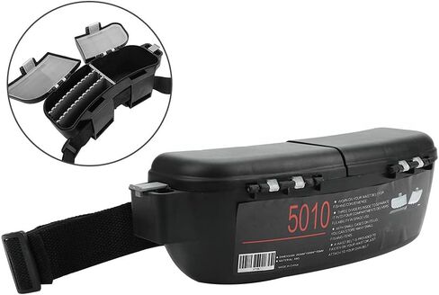 Dilwe Fishing Box, Portable Fishing Lures Box Waist Pack Adjustable Belt Fishing Tackle Storage Kit in Saudi Arabia