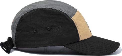 CLAPE 5 Panel Cap Curved Bill Dad Golf Cap Waterproof Nylon Hat Stylish Embroidered Baseball Cap Hip Pop Dancing Snapback Cap in Kuwait