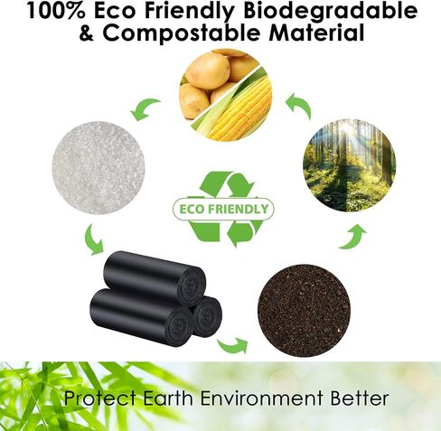 سايكو زوبي اكياس مرحاض محمولة قابلة للتحلل البيولوجي بسعة 8 جالون، اكياس تخييم قابلة للتحلل البيولوجي للاستعمال مرة واحدة لدلو 4 جالون في الهواء الطلق والتخييم والسيارة والمشي لمسافات طويلة والسفر in Kuwait