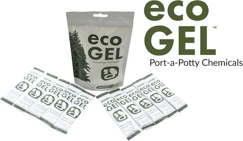 Emergency Zone Eco Gel Port-a-Potty Chemicals - Liquid Waste Gelling and Deodorizing Powder in Kuwait