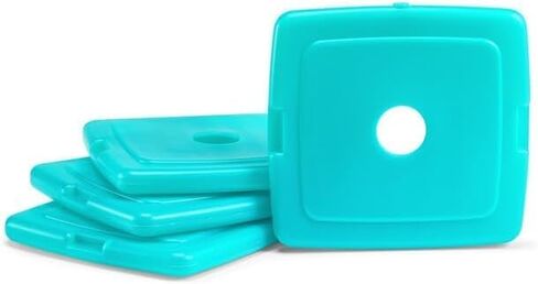 Fit + Fresh Cool Coolers، عبوات ثلج رفيعة وقابلة لإعادة الاستخدام لأكياس الغداء وحقائب الشاطئ والمبردات والمزيد، بأحجام وألوان متعددة in Kuwait