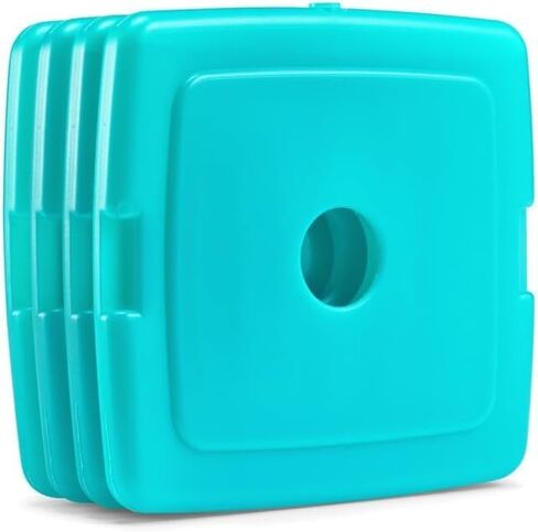 Fit + Fresh Cool Coolers، عبوات ثلج رفيعة وقابلة لإعادة الاستخدام لأكياس الغداء وحقائب الشاطئ والمبردات والمزيد، بأحجام وألوان متعددة in Kuwait