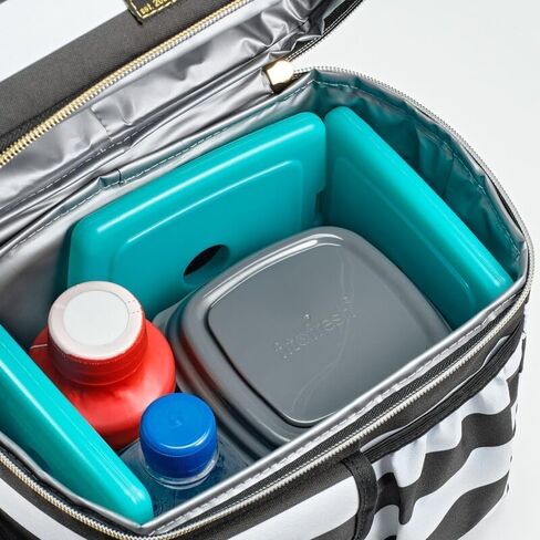 Fit + Fresh Cool Coolers، عبوات ثلج رفيعة وقابلة لإعادة الاستخدام لأكياس الغداء وحقائب الشاطئ والمبردات والمزيد، بأحجام وألوان متعددة in Kuwait