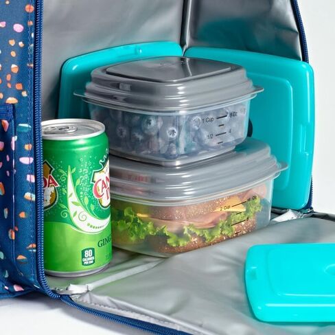 Fit + Fresh Cool Coolers، عبوات ثلج رفيعة وقابلة لإعادة الاستخدام لأكياس الغداء وحقائب الشاطئ والمبردات والمزيد، بأحجام وألوان متعددة in Kuwait