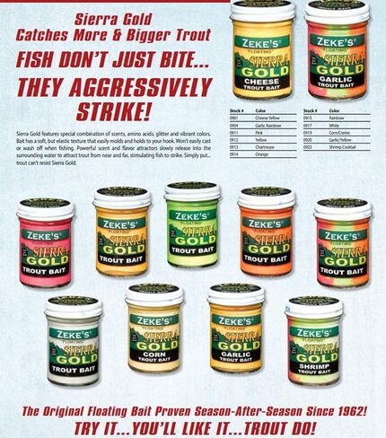 طعم سمك السلمون المرقط العائم من أطلس مايك زيك سييرا جولد in Kuwait