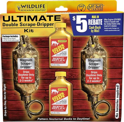 Wildlife Research Center Ultimate Double Dripper Combo, Camo, 4 oz, 392 in Saudi Arabia