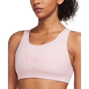 حمالة صدر رياضية للنساء من Nike تحمل شعار Dri-FIT ذات ظهر مجوف ومتوسطة التأثير in Saudi Arabia