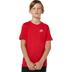 Nike Boys NSW Tee Embroidery Logo Futura T-Shirts AR5254-657 Size XL in Saudi Arabia