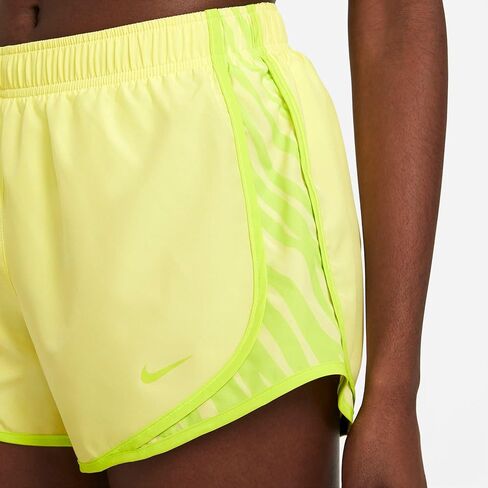 Nike Women's Zebra Print Tempo Running Shorts (Lt Zitron) Size XL in Saudi Arabia