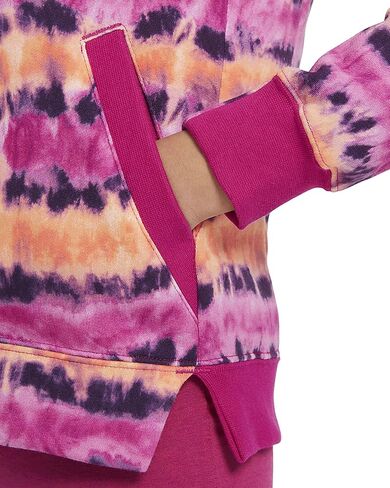 Nike Sportswear Youth Big Girls Tie-Dye Hoodie Pullover (Large, Fireberry) in Saudi Arabia