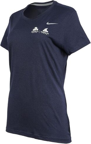 Nike Women's DriFit Legend Short Sleeve TShirt (X-Large, Navy Blue) in Saudi Arabia