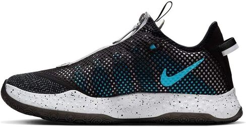 Nike PG 4 Mens Basketball Trainers CD5079 Sneakers Shoes (UK 6.5 US 7.5 EU 40.5, Black White Wolf Grey 004) in Saudi Arabia