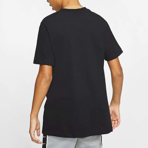 تي شيرت Nike للأولاد بأكمام قصيرة LA Swoosh CW2347-010 مقاس S أسود in Saudi Arabia