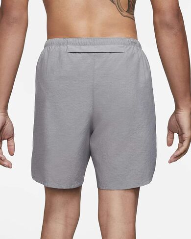 Nike Challenger Men's Brief-Lined Running Shorts CZ9066-084 (Smoke Grey/Silver), XX-Large in Saudi Arabia