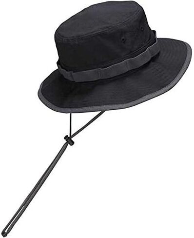 Nike Men's Sportswear Branded Sideline Solid Bucket Hat Black in Saudi Arabia