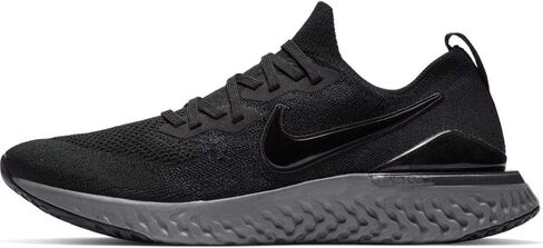 Nike Epic React Flyknit 2 Men's Running, Black/Black-White-Gunsmoke, Size 7.5 in Saudi Arabia