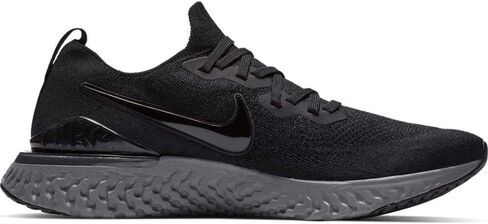 Nike Epic React Flyknit 2 Men's Running, Black/Black-White-Gunsmoke, Size 7.5 in Saudi Arabia