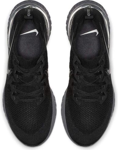 Nike Epic React Flyknit 2 Men's Running, Black/Black-White-Gunsmoke, Size 7.5 in Saudi Arabia