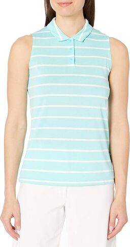 Nike Women's Drifit Dry Polo Sleeveless Stripe in Saudi Arabia