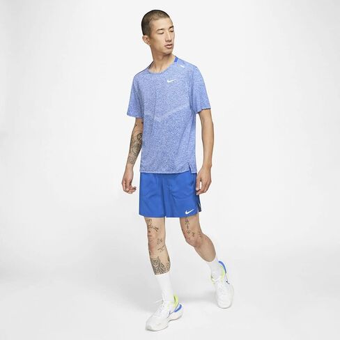 Nike Dri-FIT Rise 365 Men's Short-Sleeve Running Top (Royal), X-Large in Saudi Arabia