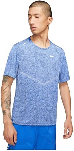 Nike Dri-FIT Rise 365 Men's Short-Sleeve Running Top (Royal), X-Large in Saudi Arabia