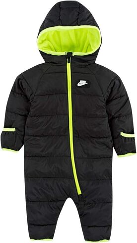 Nike Baby Boys' 1-Piece Snowsuit - Black Multi, Newborn in Saudi Arabia