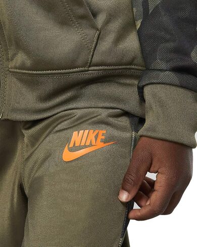 Nike Kids Boy's Textured Camo Full Zip Jacket and Pants Two-Piece Track Set (Little Kids) in Saudi Arabia
