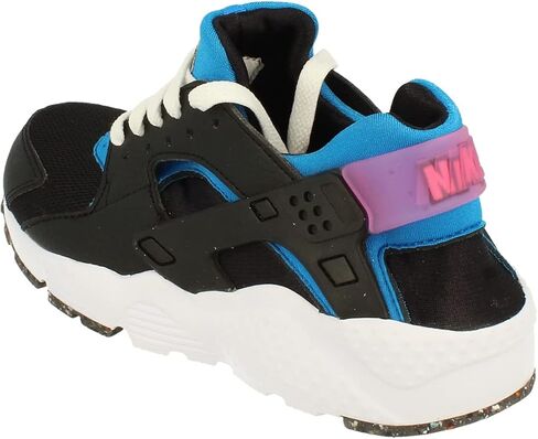 حذاء Huarache Run من نايك للأطفال الصغار باللون الأسود/الفوم النعناعي - LT باللون الأزرق (DR0166 001) in Saudi Arabia