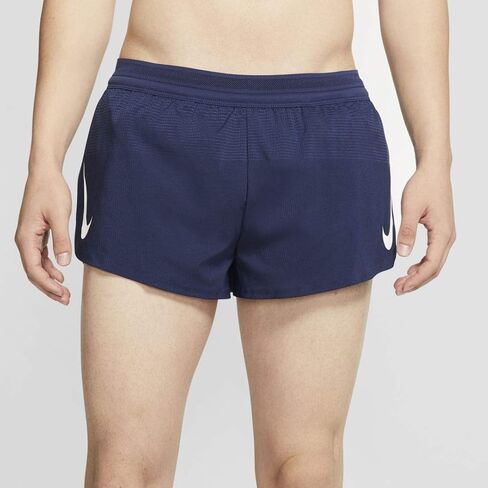 Nike Men's Aeroswift 2" Running Short Navy Blue AQ5257 410 (l) in Saudi Arabia
