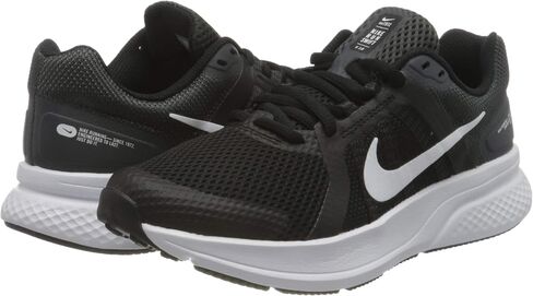 Nike Women's Stroke Running Shoe, Black White Dk Smoke Grey, 6 in Saudi Arabia