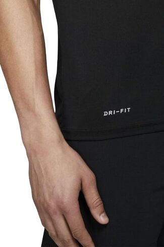 Nike Men's Legend 2.0 Sleeveless Tee, Black/Black/Matte Silver in Saudi Arabia