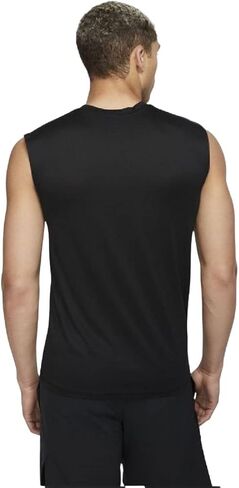 Nike Men's Legend 2.0 Sleeveless Tee, Black/Black/Matte Silver in Saudi Arabia
