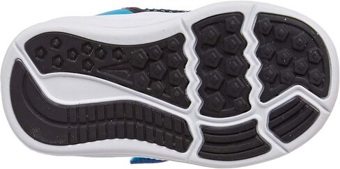 Nike Unisex-Baby Kids Downshifter 9 Velcro Running Shoe, Black/White-Laser Blue-Lemon Venom, 10C Child US Toddler in Saudi Arabia