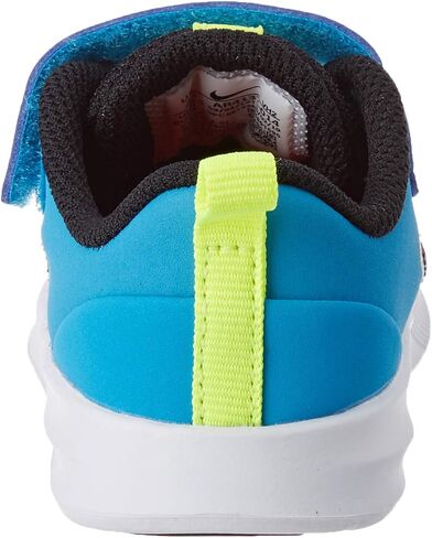 Nike Unisex-Baby Kids Downshifter 9 Velcro Running Shoe, Black/White-Laser Blue-Lemon Venom, 10C Child US Toddler in Saudi Arabia