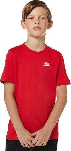 Nike Boys NSW Tee Embroidery Logo Futura T-Shirts AR5254-657 Size XL in Saudi Arabia