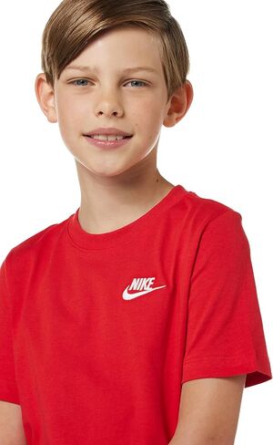 Nike Boys NSW Tee Embroidery Logo Futura T-Shirts AR5254-657 Size XL in Saudi Arabia