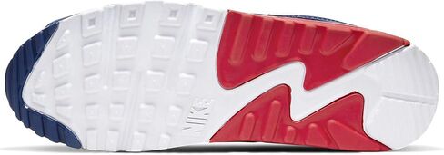 Nike Men's Air Max 90 Shoes, White/White-deep Royal-university Red, 8.5 in Saudi Arabia