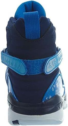 Nike Air Jordan 8 Retro Big Kid's Shoe Cobalt Blaze/Blue/Void/White 305368-400 in Kuwait