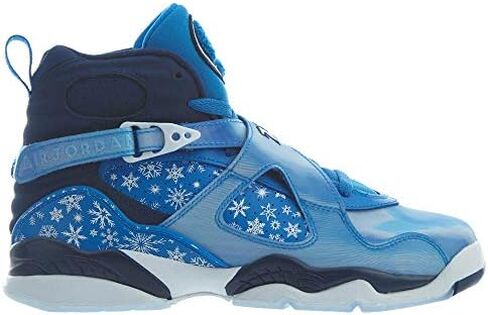 Nike Air Jordan 8 Retro Big Kid's Shoe Cobalt Blaze/Blue/Void/White 305368-400 in Kuwait